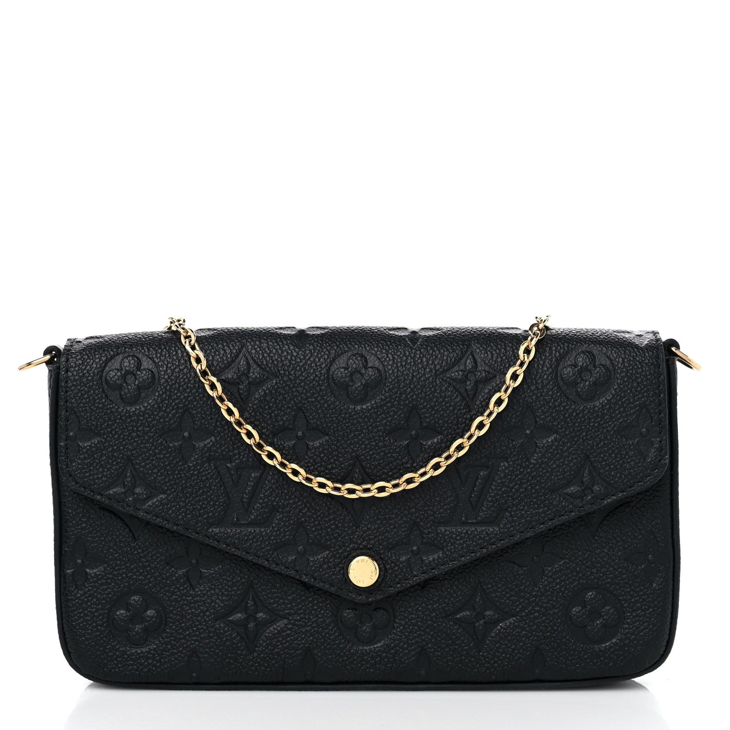 Empreinte Pochette Felicie Chain Wallet Black