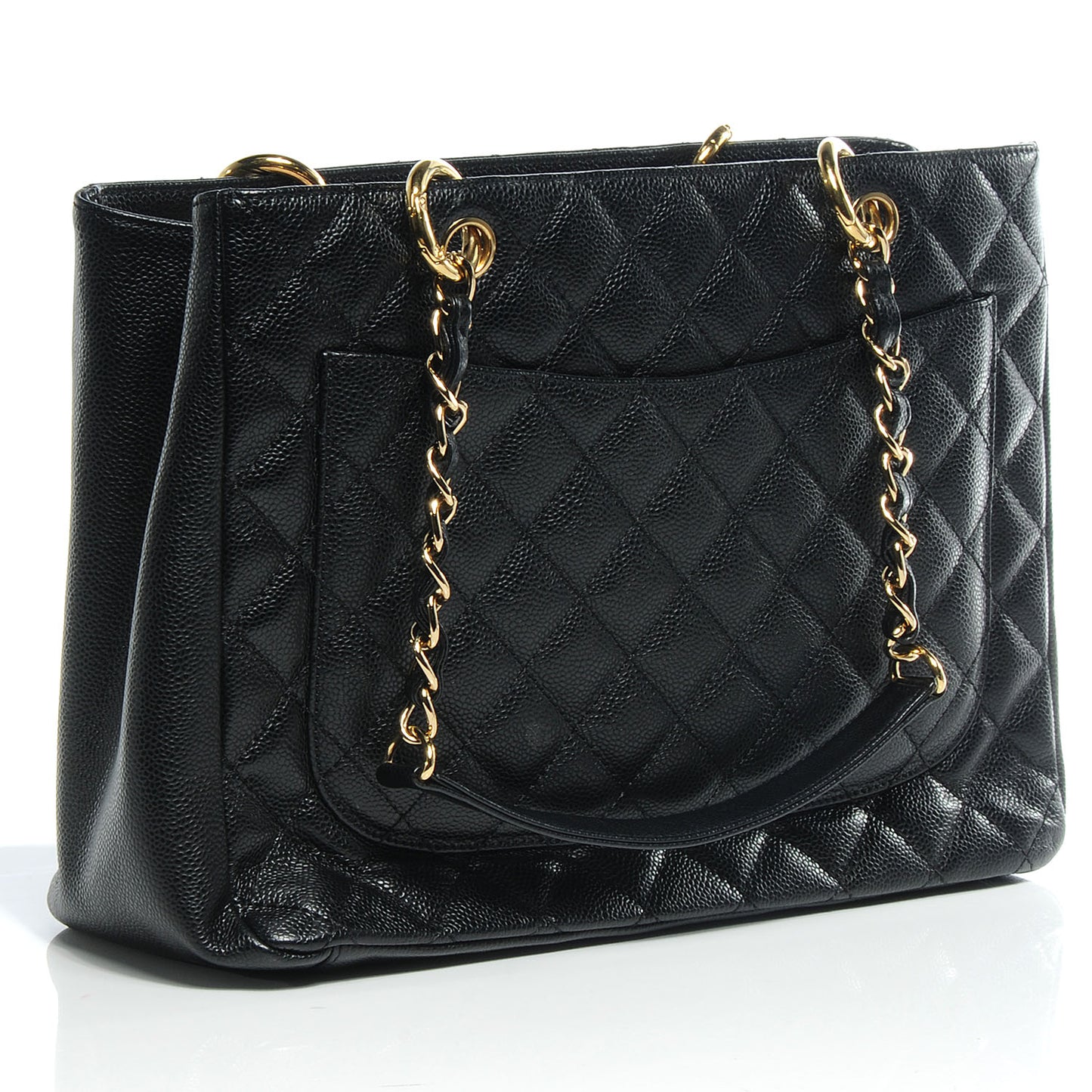 Caviar Grand Shopping Tote GST Black