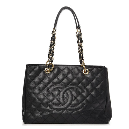 Chanel Caviar Grand Shopping Tote GST Black 1 of 11