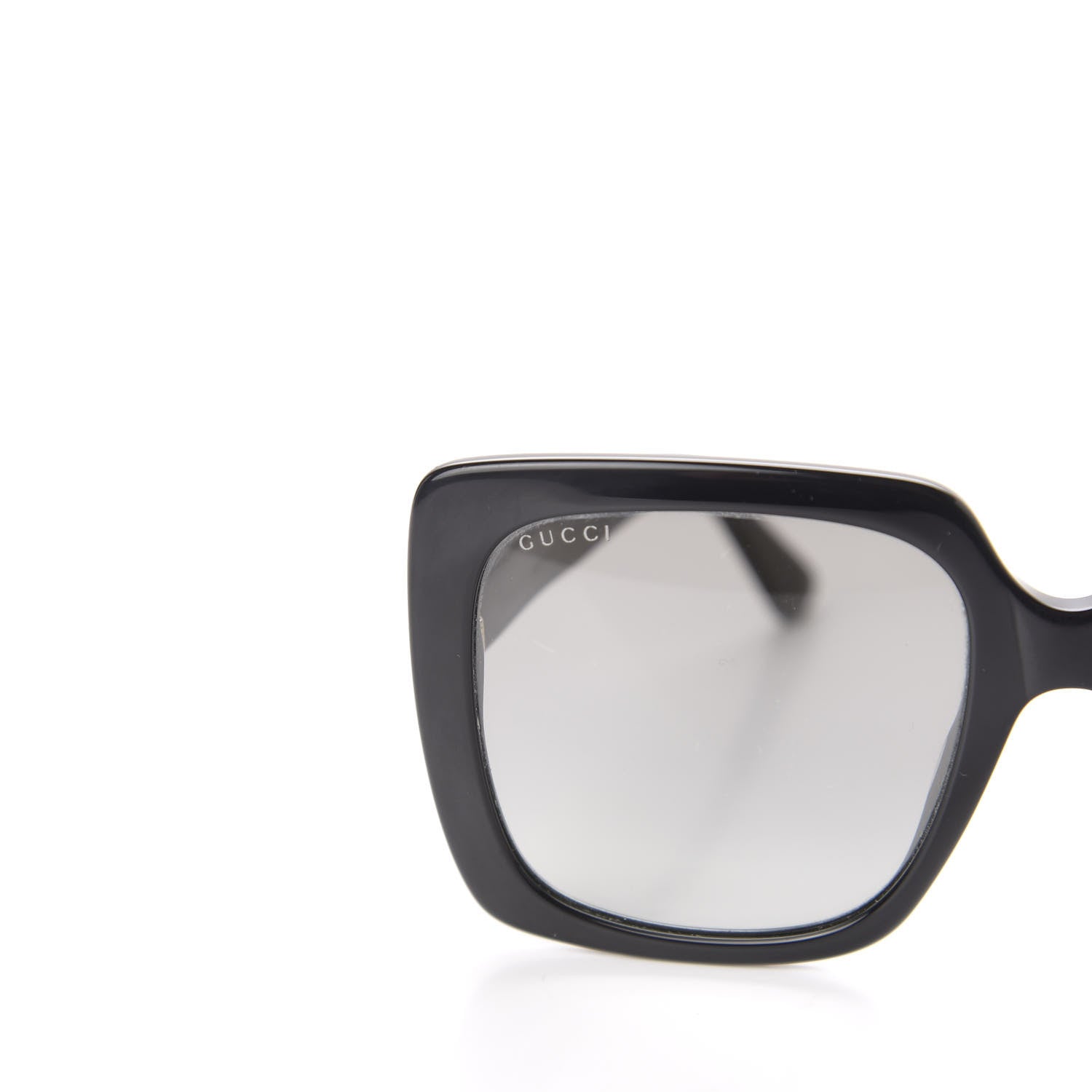 Gucci Crystal Square Frame GG Sunglasses GG0418S Black 5 of 8