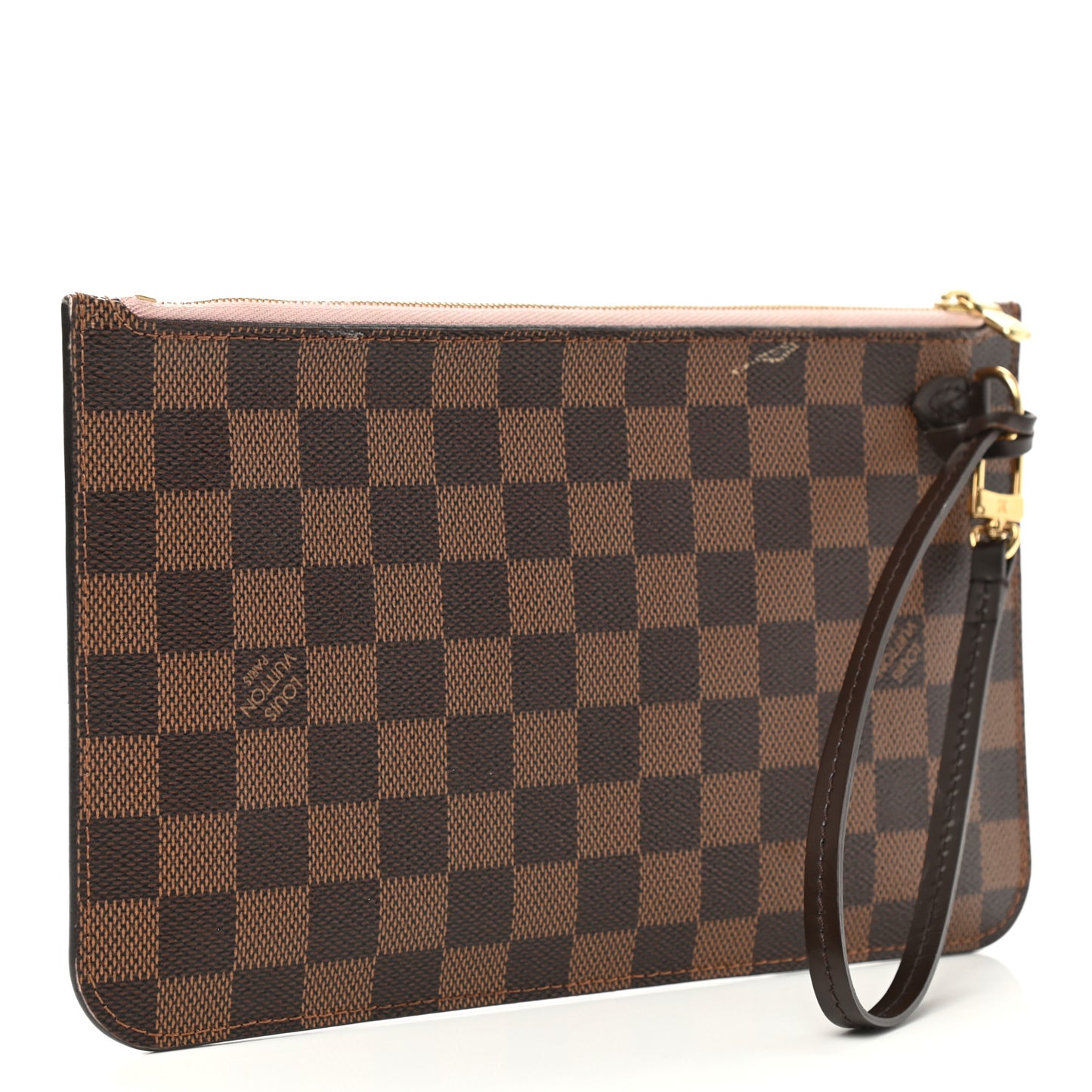 Damier Ebene Neverfull MM GM Pochette Rose Ballerine