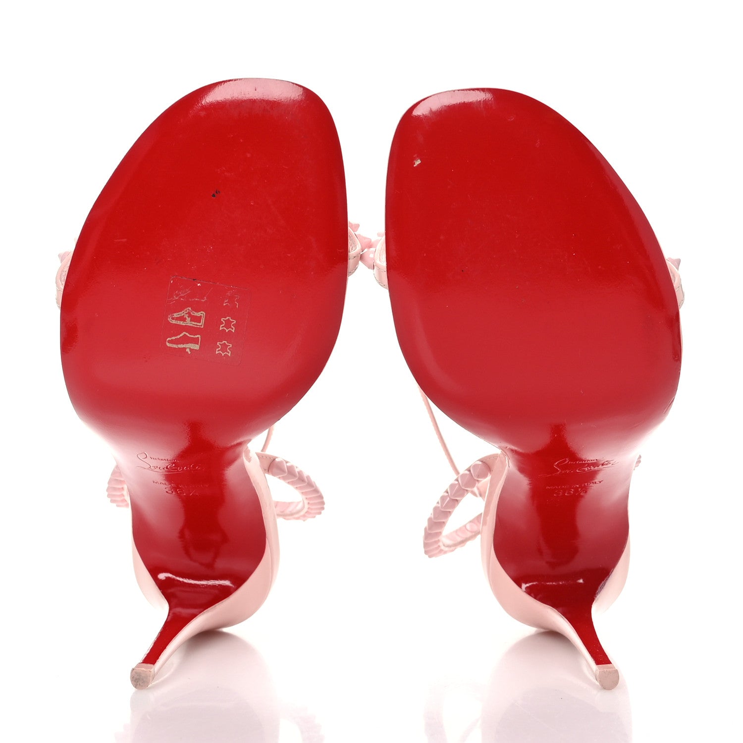 Christian Louboutin Patent So Me 100 Sandals 36.5 Rosy 5 of 7