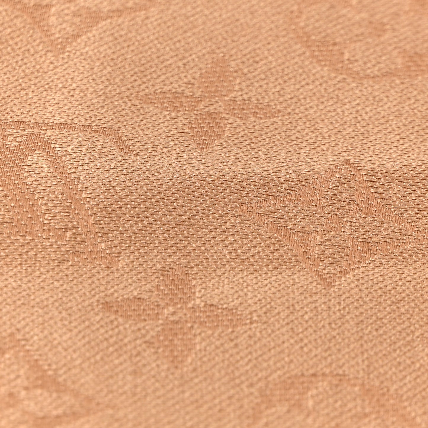 LOUIS VUITTON Silk Wool Monogram Shawl Caramel