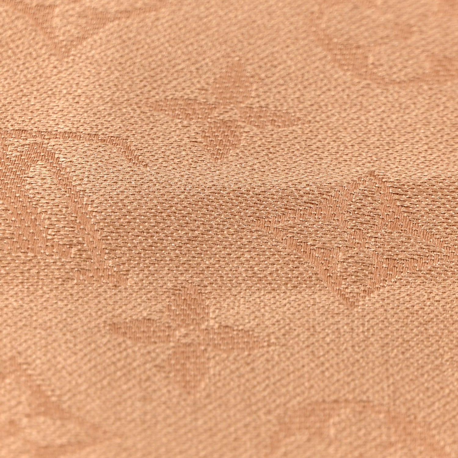 Louis Vuitton LOUIS VUITTON Silk Wool Monogram Shawl Caramel 6 of 9