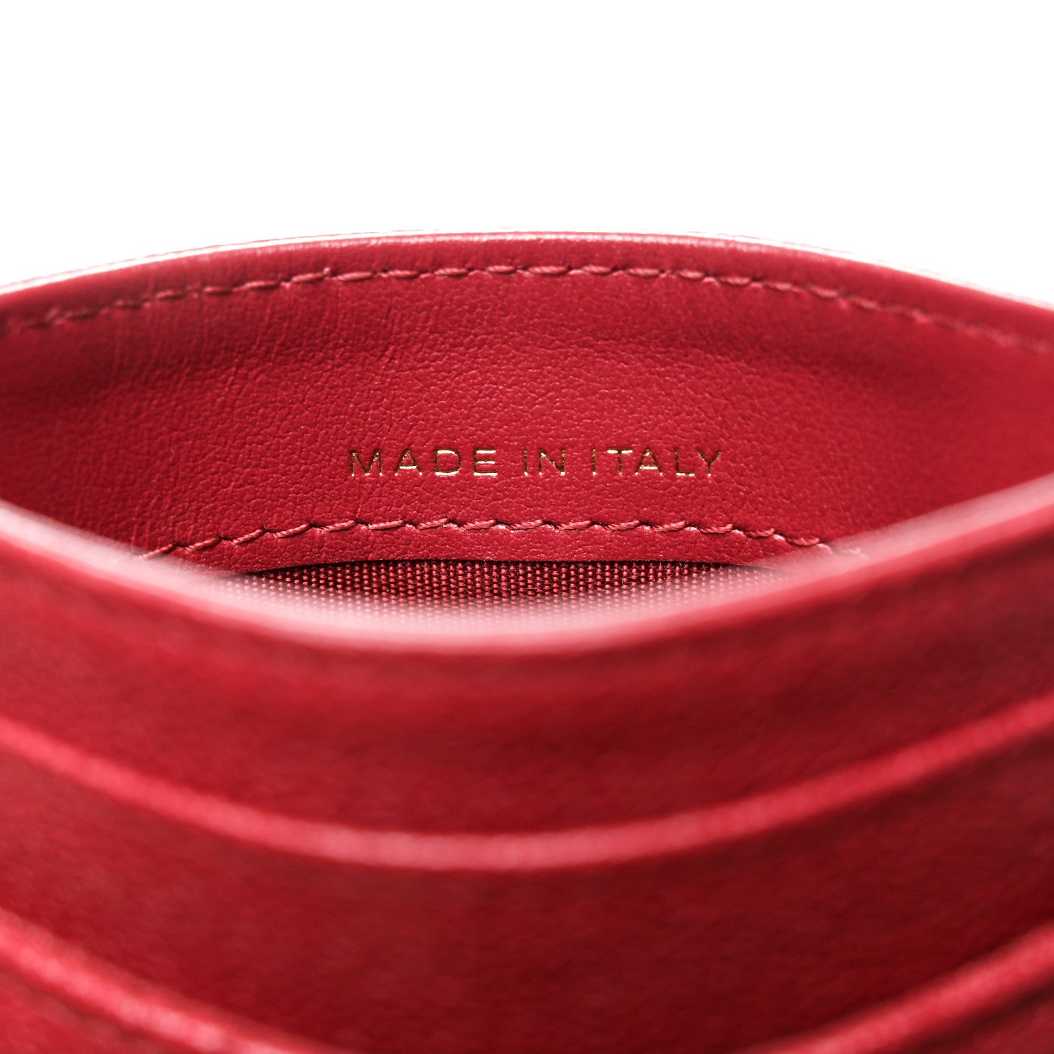 Chanel Caviar Quilted Boy Card Holder Red 7 of 14