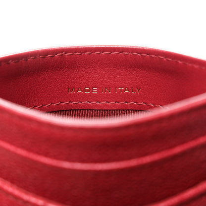 Chanel Caviar Quilted Boy Card Holder Red 7 of 14