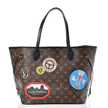 Louis Vuitton Monogram World Tour Neverfull MM 2 of 12