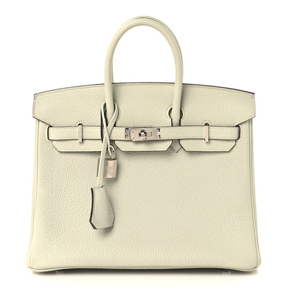 Hermes Togo Birkin 25 Gris Neve 1 of 12