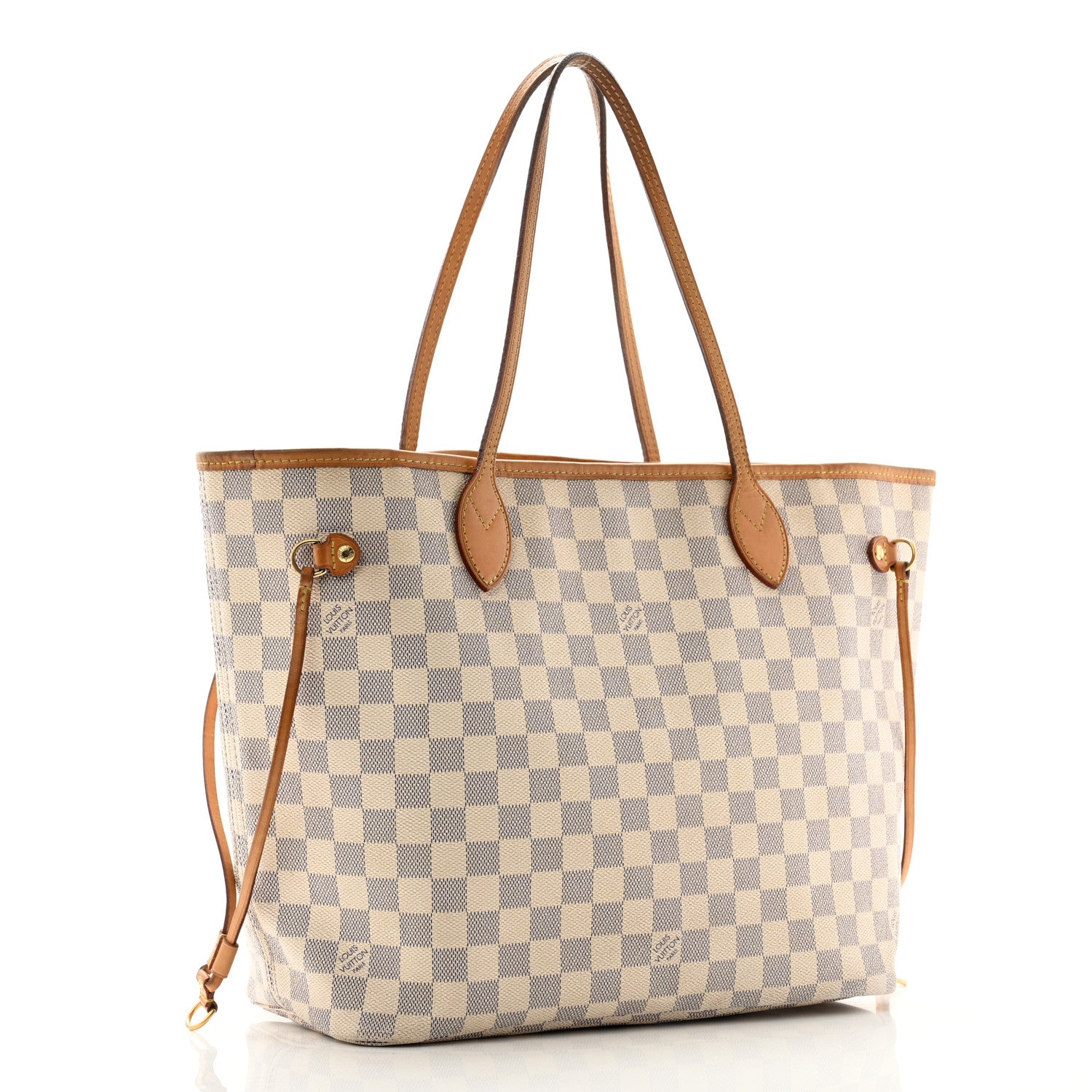 Louis Vuitton Damier Azur Neverfull MM 3 of 12