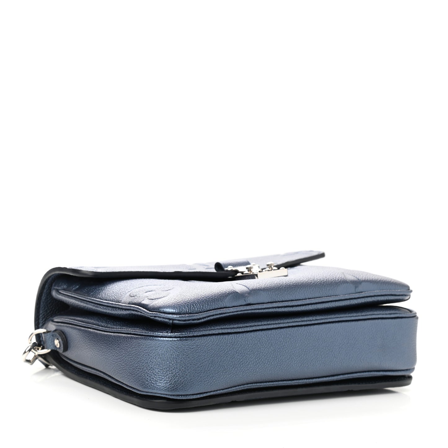 Metallic Empreinte Monogram Giant Pochette Metis Navy Nacre
