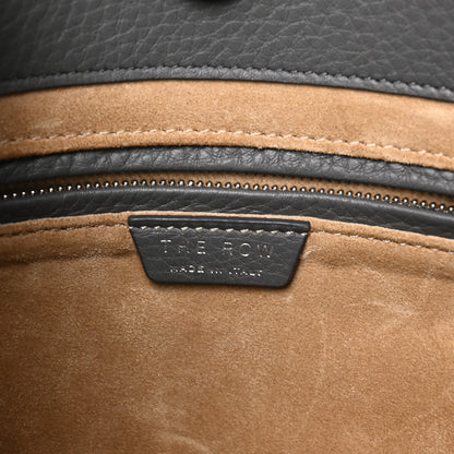The Row Grained Calfskin Piper Hobo Charcoal 6 of 9