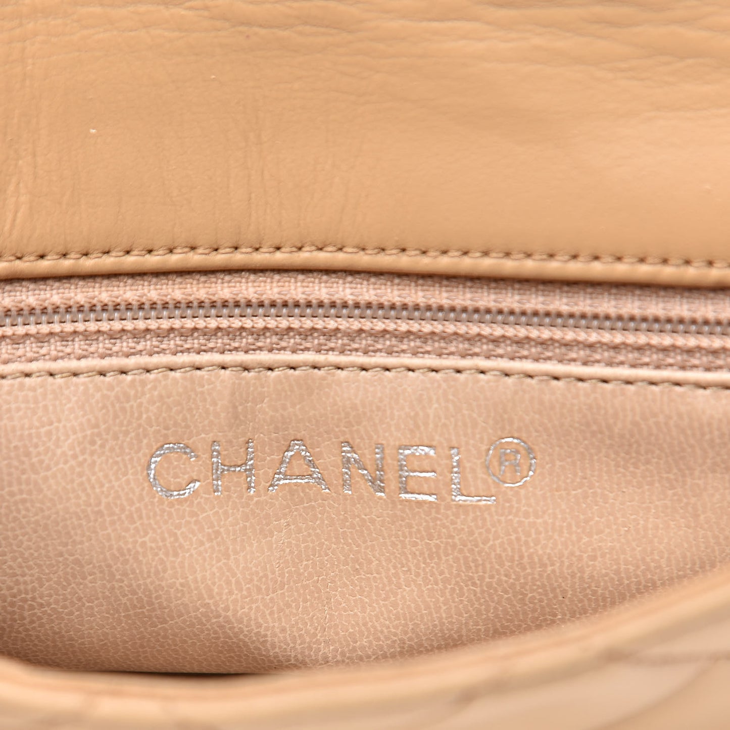 Lambskin Quilted Flap Waist Belt Bag 70 28 Beige
