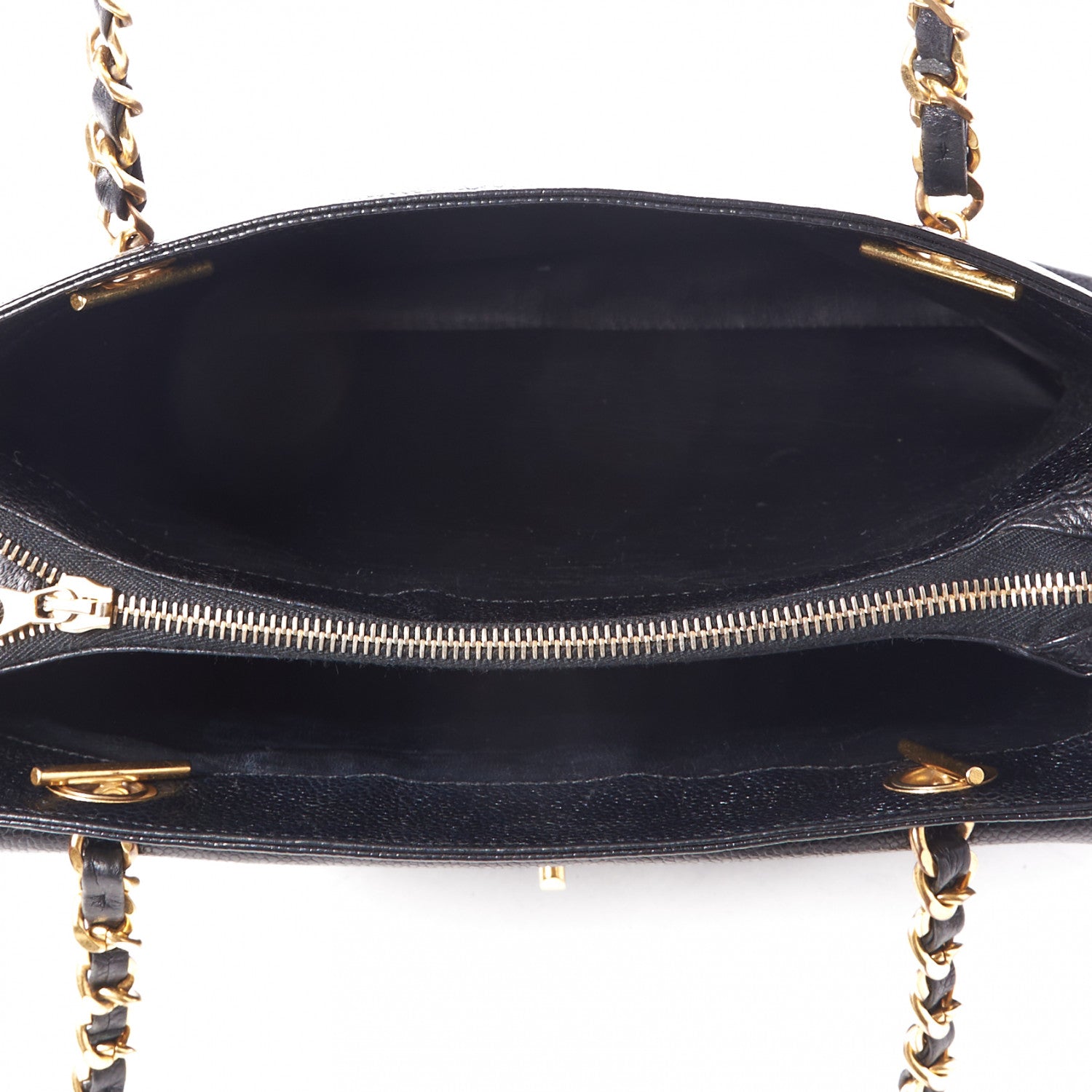 Chanel Caviar CC Shoulder Bag Black 7 of 9