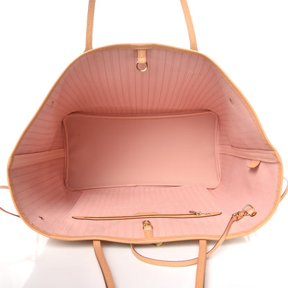 Louis Vuitton Damier Azur Neo Neverfull GM Rose Ballerine 6 of 10