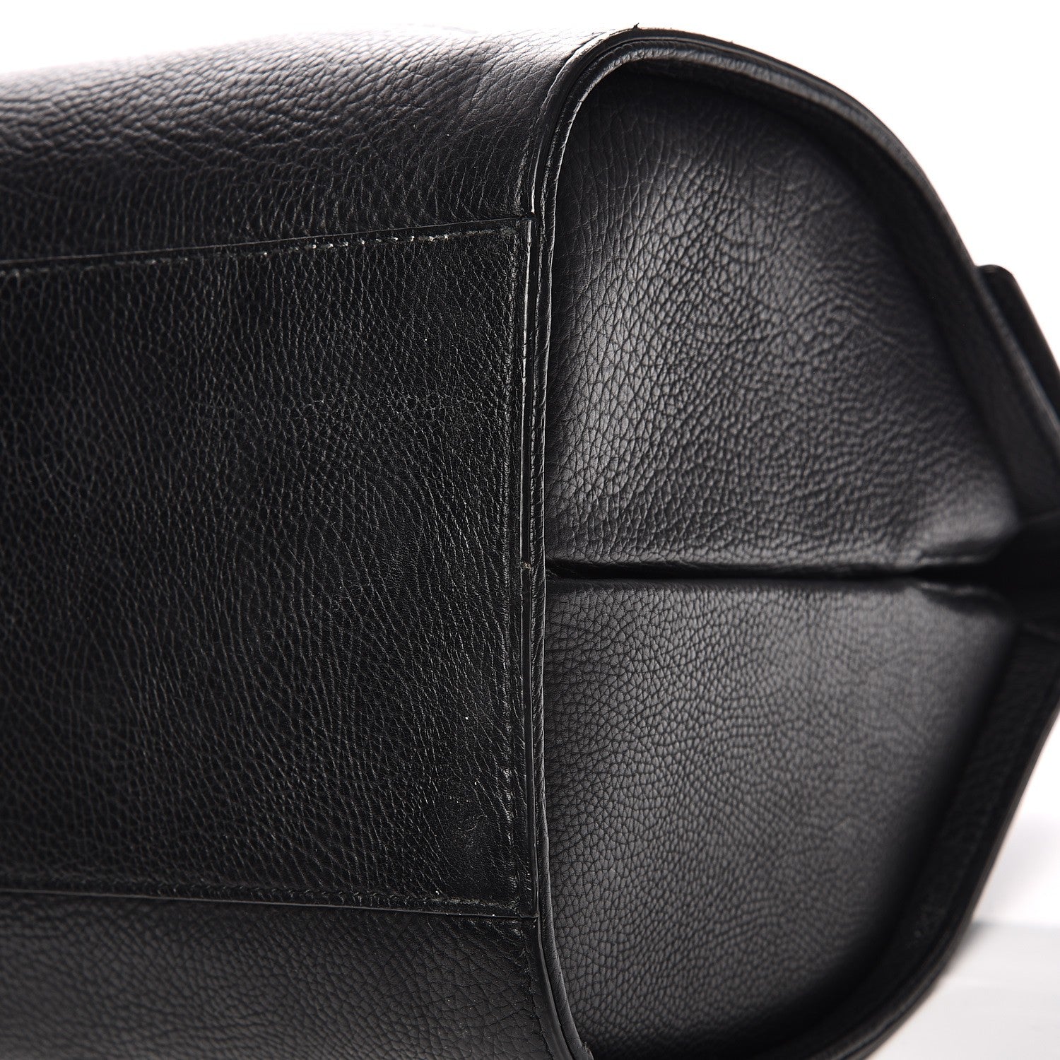 Balenciaga Grained Calfskin M Tube Round Tote Black 15 of 19