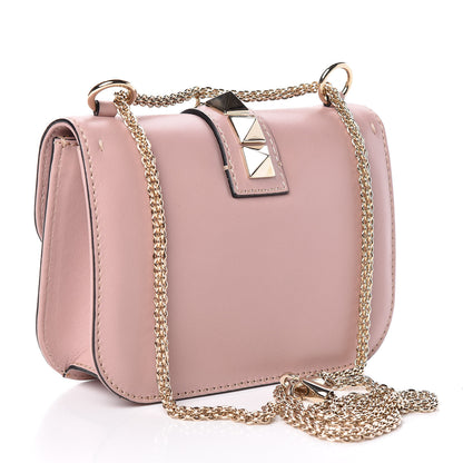 Valentino Garavani Vitello Small Glam Lock Rockstud Flap Poudre 3 of 8