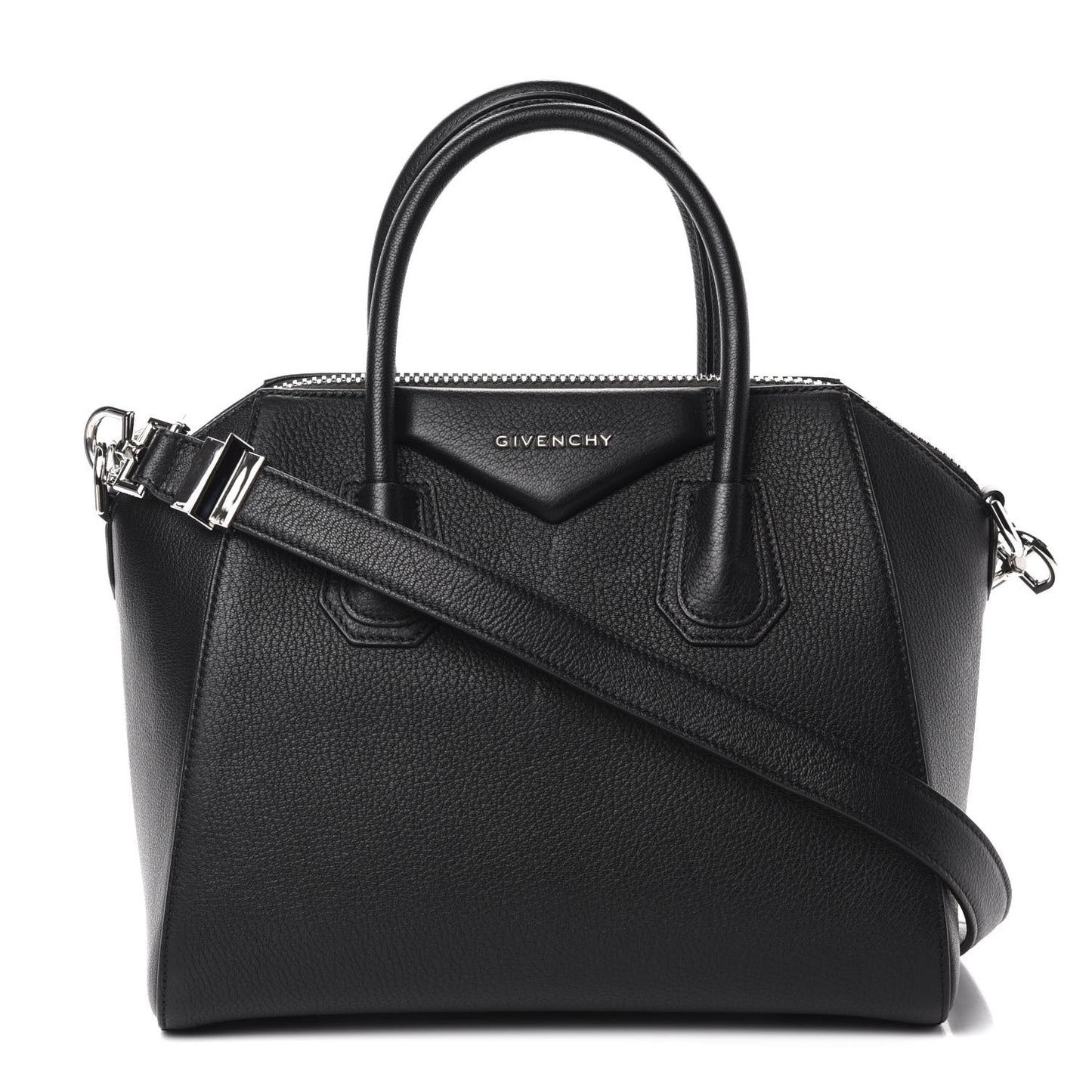 Sugar Goatskin Small Antigona Black