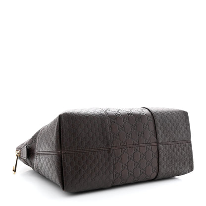 Gucci Guccissima Medium Bree Shoulder Bag Chocolate 4 of 10