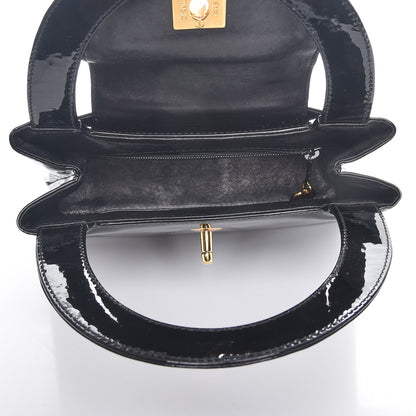 Chanel Patent Small Kelly Flap Bag Black 5 of 8