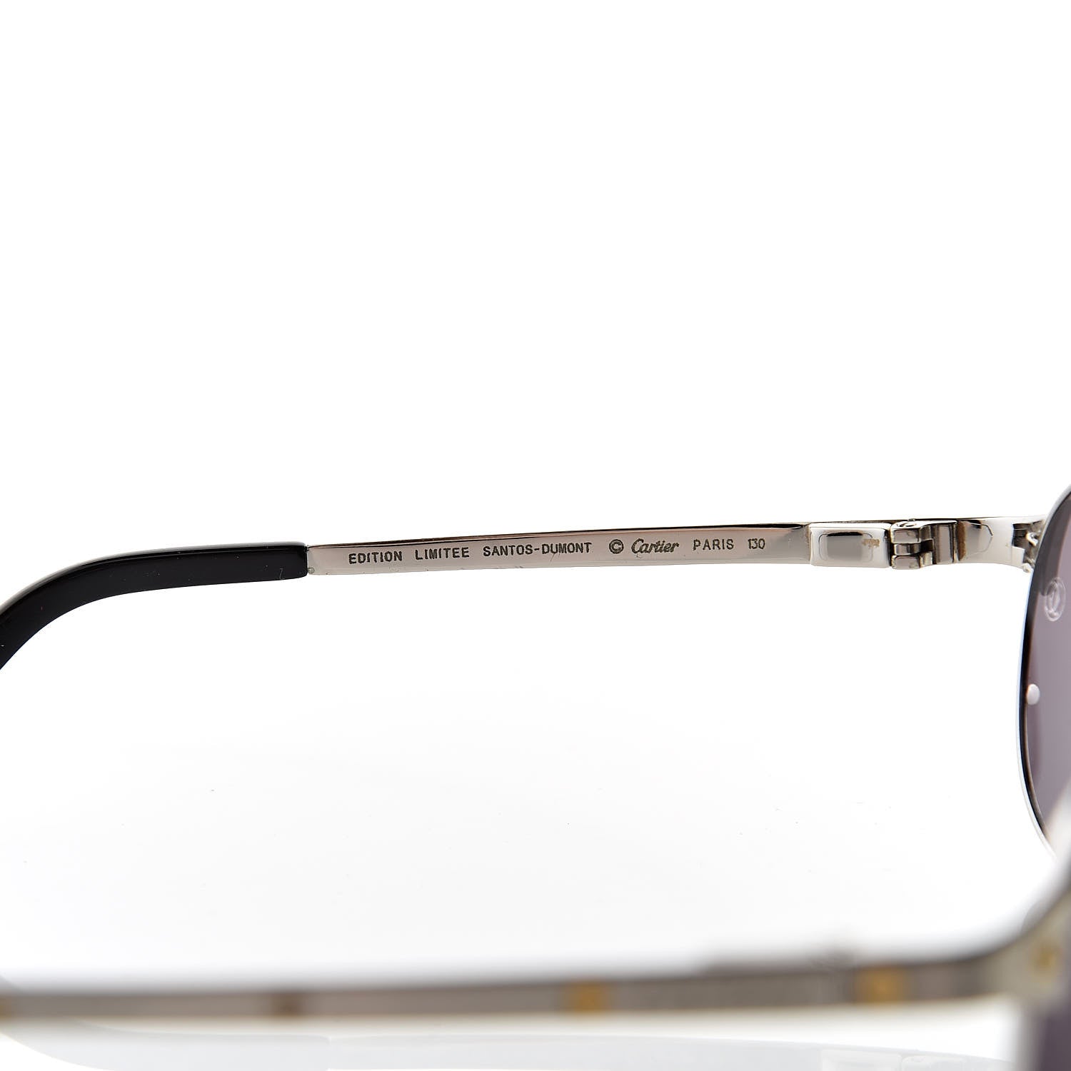 Cartier Santos Dumont 130 Sunglasses Black 5 of 7