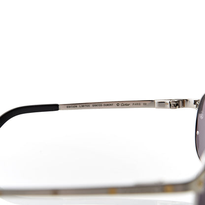 Cartier Santos Dumont 130 Sunglasses Black 5 of 7