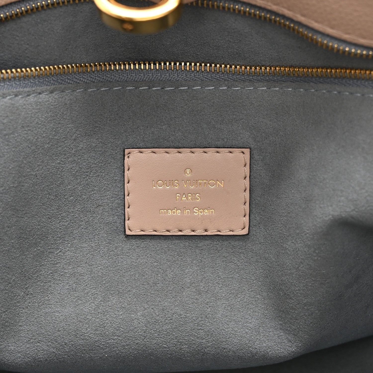 Louis Vuitton Calfskin Monogram On My Side PM Greige 6 of 9