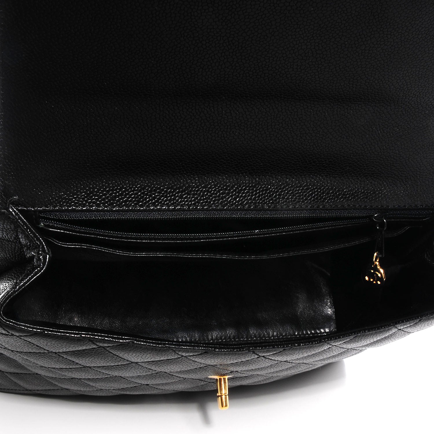 Chanel Caviar Kelly Jumbo Flap Bag Black 6 of 9