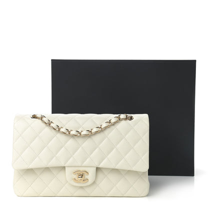 Chanel Caviar Quilted Medium Double Flap White 11 of 11