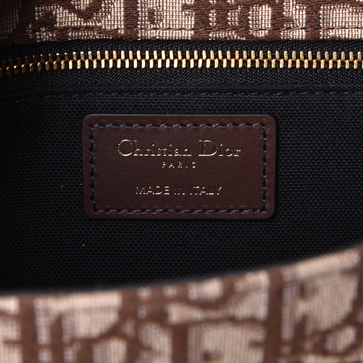 Christian Dior Oblique 30 Montaigne Flap Bag Brown 8 of 13