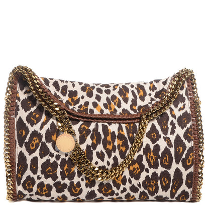 Stella McCartney Linen Leopard Small Falabella Tote 1 of 9