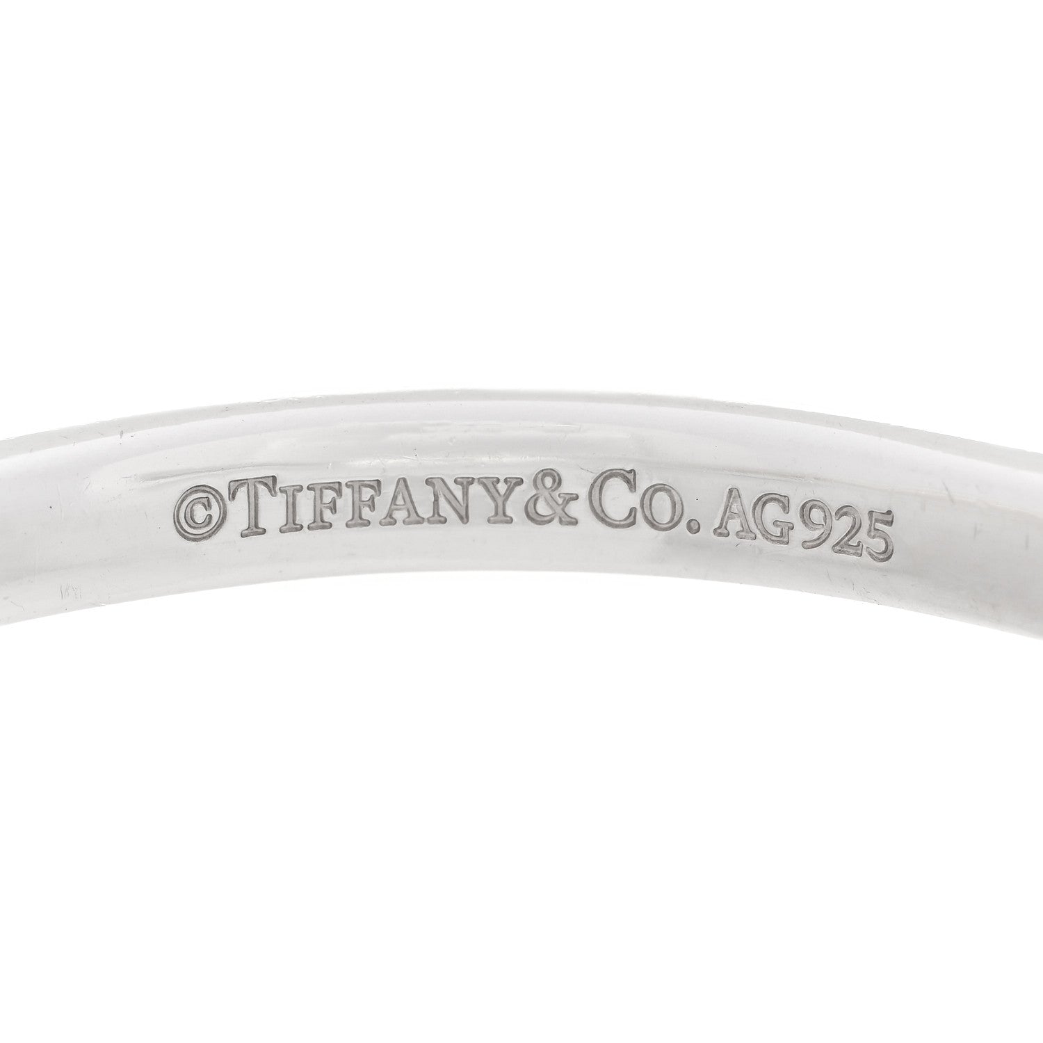 Tiffany Sterling Silver Narrow 1837 Cuff Bracelet 4 of 4