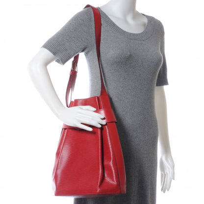 Louis Vuitton Epi Sac D'Epaule Red 2 of 8