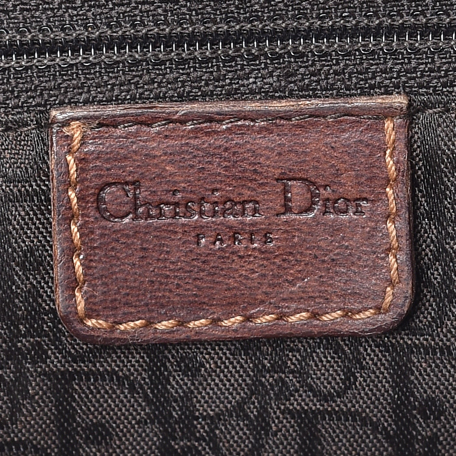 Christian Dior Canvas Calfskin Street Chic Columbus Ave Brown 6 of 12
