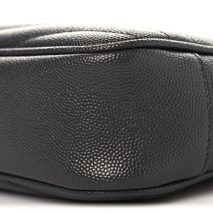 Saint Laurent Grain De Poudre Matelasse Monogram Mini Lou Camera Bag Asphalt 10 of 11