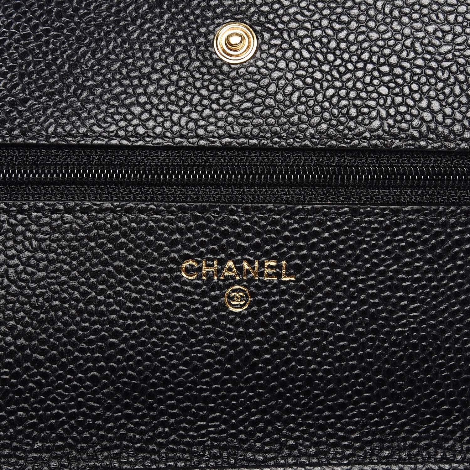 Chanel Caviar Quilted Wallet On Chain WOC Black 9 of 16