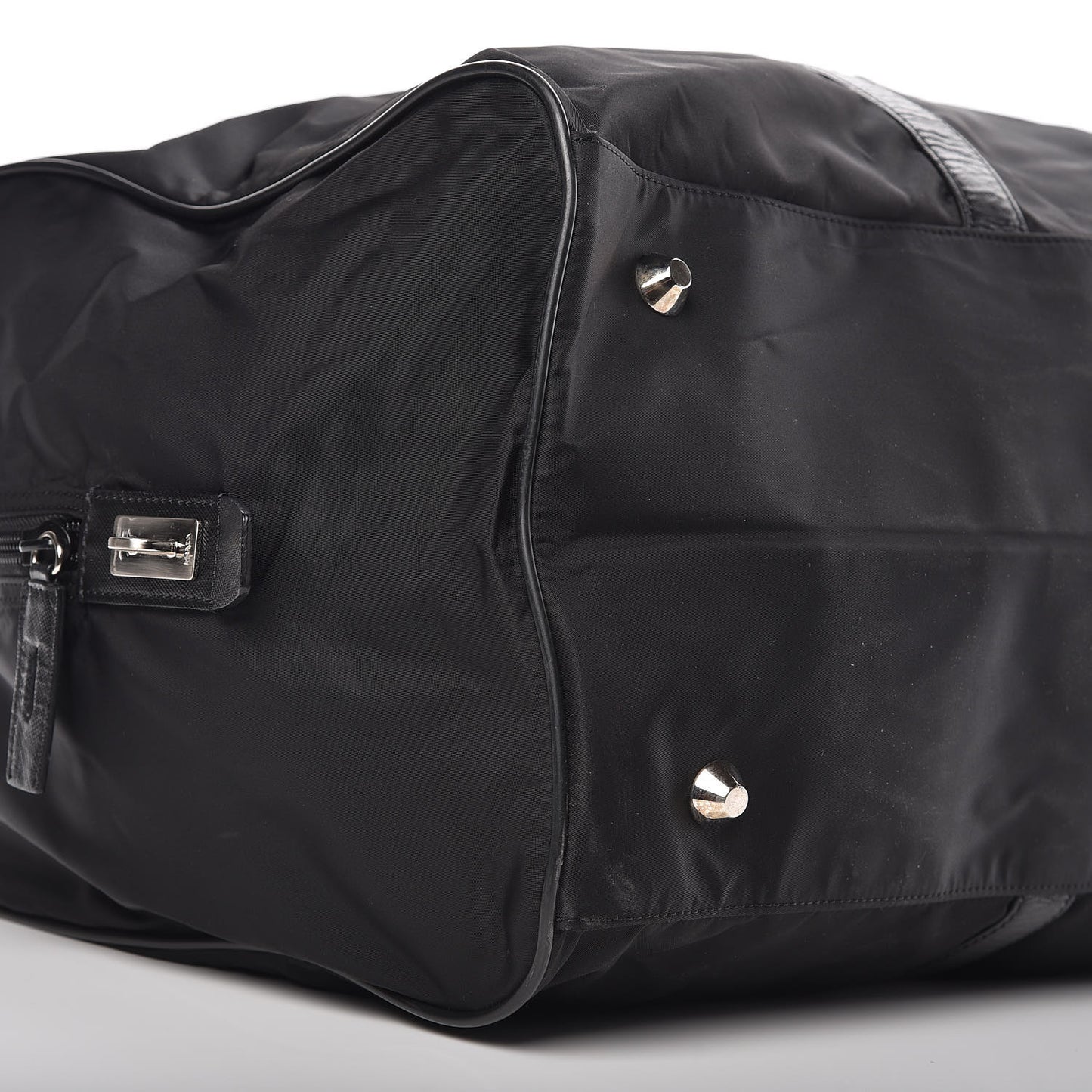 Nylon Viaggio Duffle Black