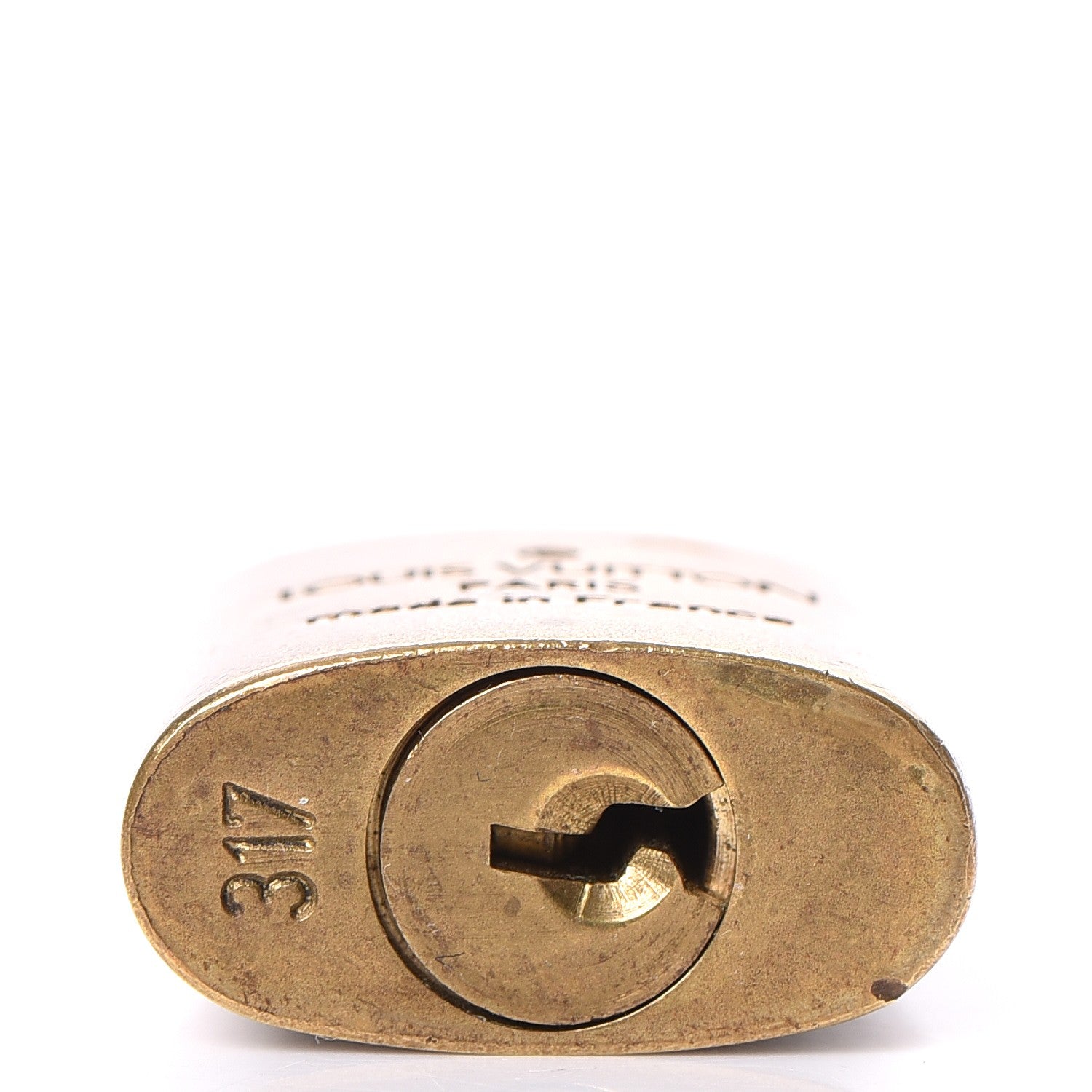 Louis Vuitton Brass Lock and Key Set #317 6 of 6