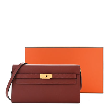 Hermes Evercolor Kelly To Go Wallet Rouge H 11 of 11