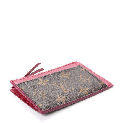 Louis Vuitton Monogram Zipped Card Holder Fuchsia 4 of 8