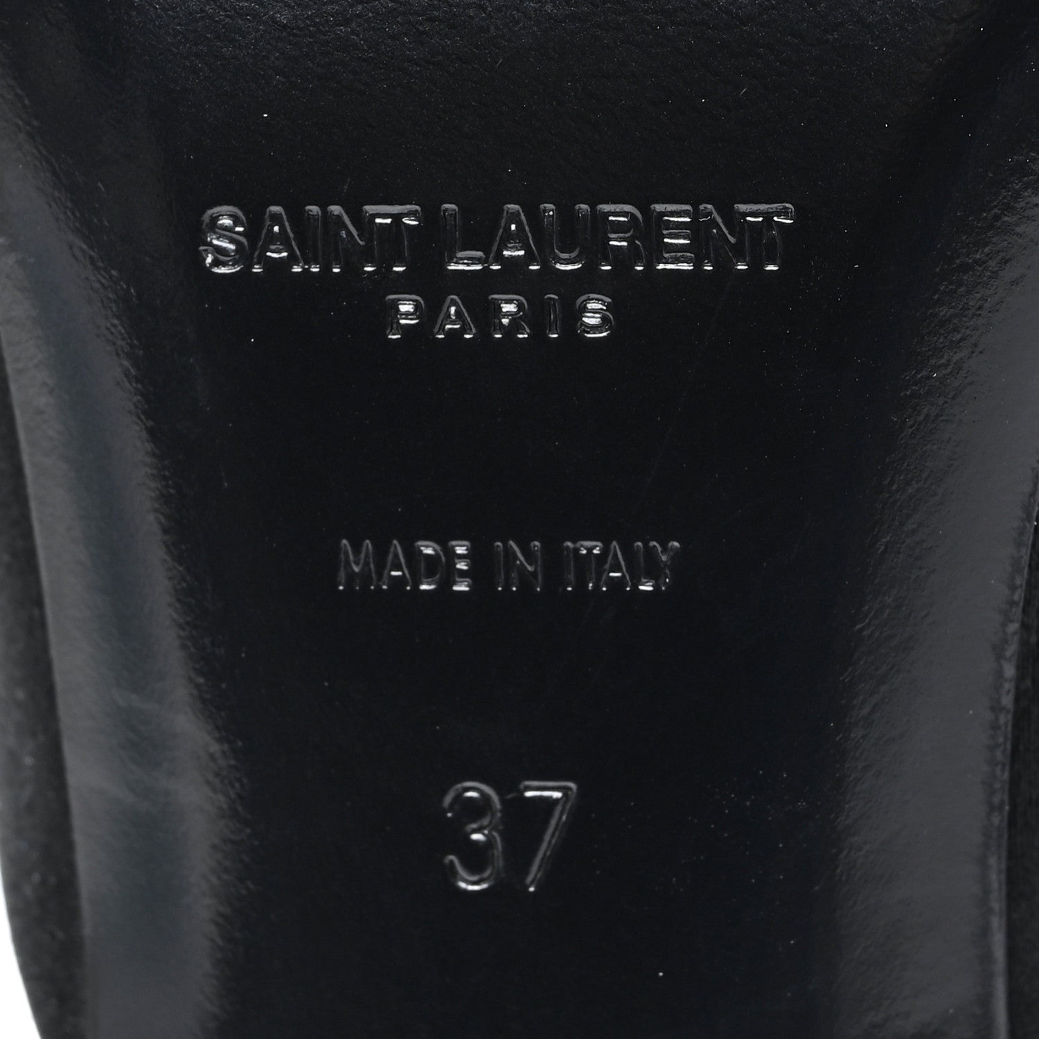 Saint Laurent Raso Regale Barbara Pumps 37 Black 7 of 10