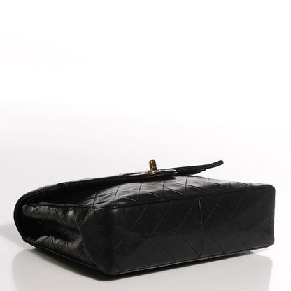 Chanel Lambskin Quilted Medium Double Flap Black 4 of 9