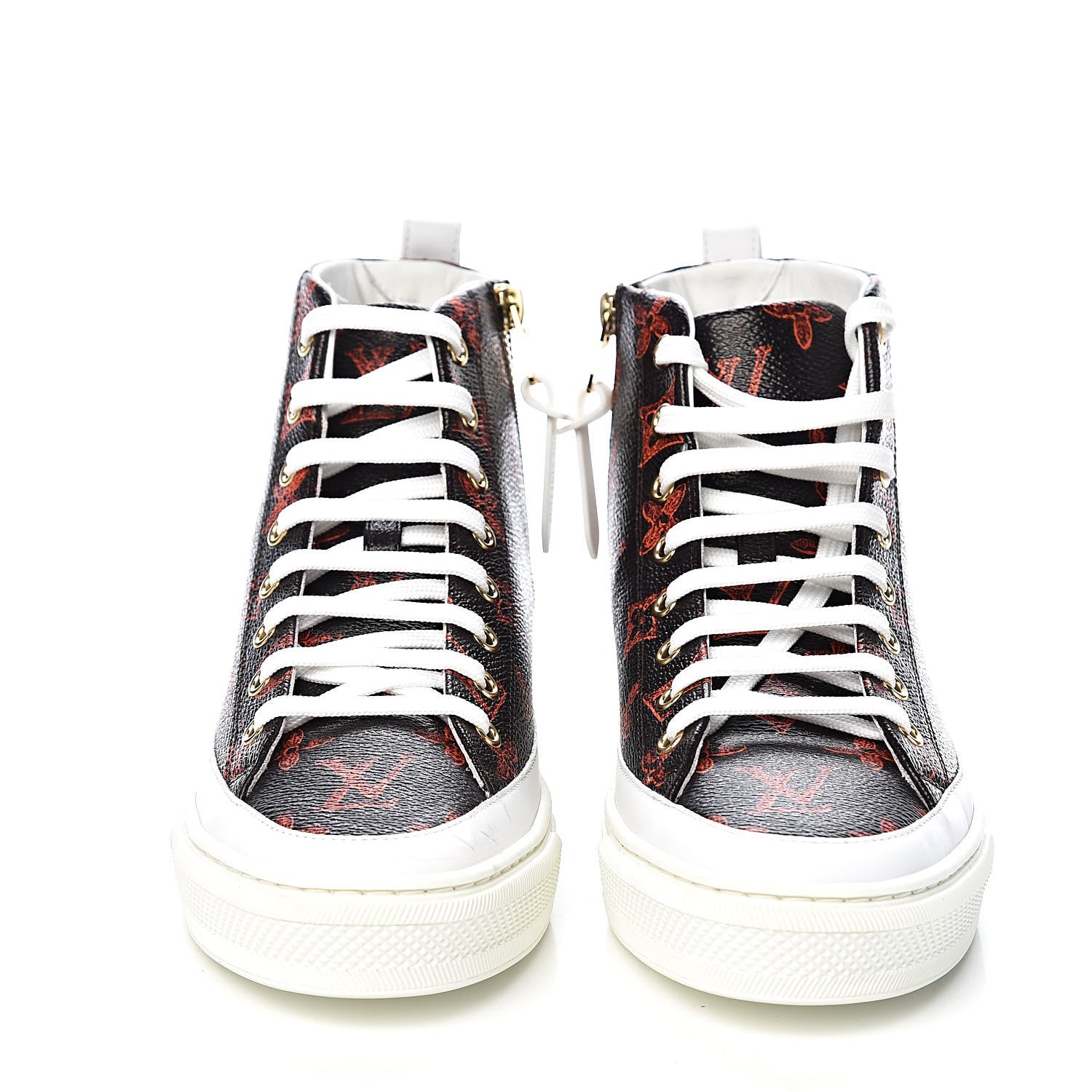 Louis Vuitton Catogram Stellar Sneaker Boots 36 Marron 2 of 9