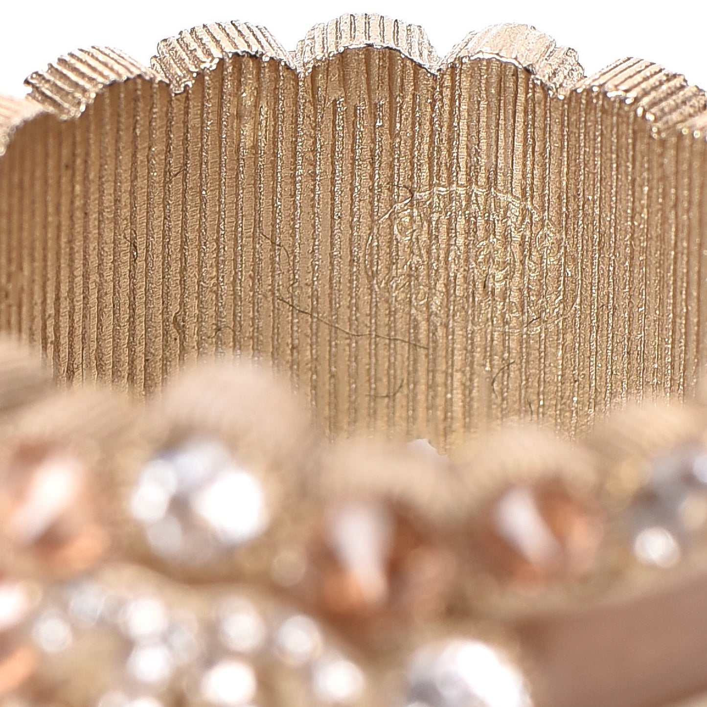 Crystal Enamel CC Ring 7 Gold