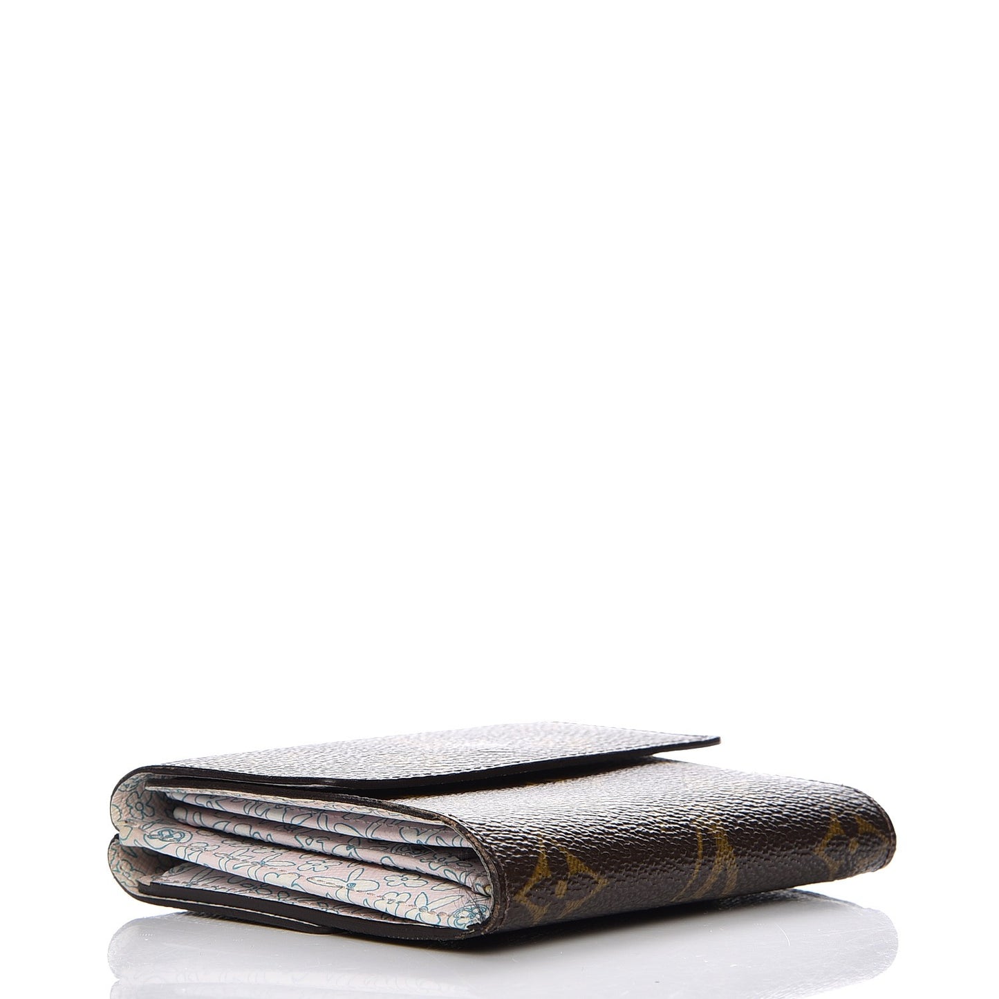 Monogram Fleuri Elise Wallet Rose