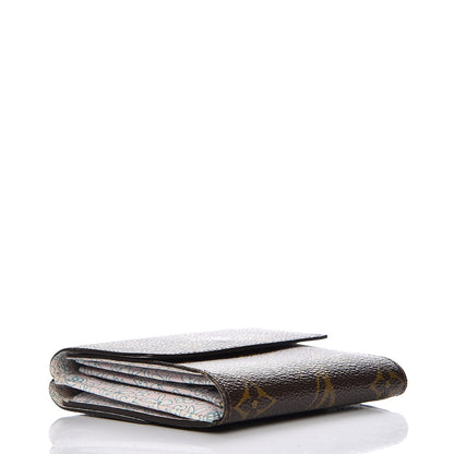 Louis Vuitton Monogram Fleuri Elise Wallet Rose 4 of 10