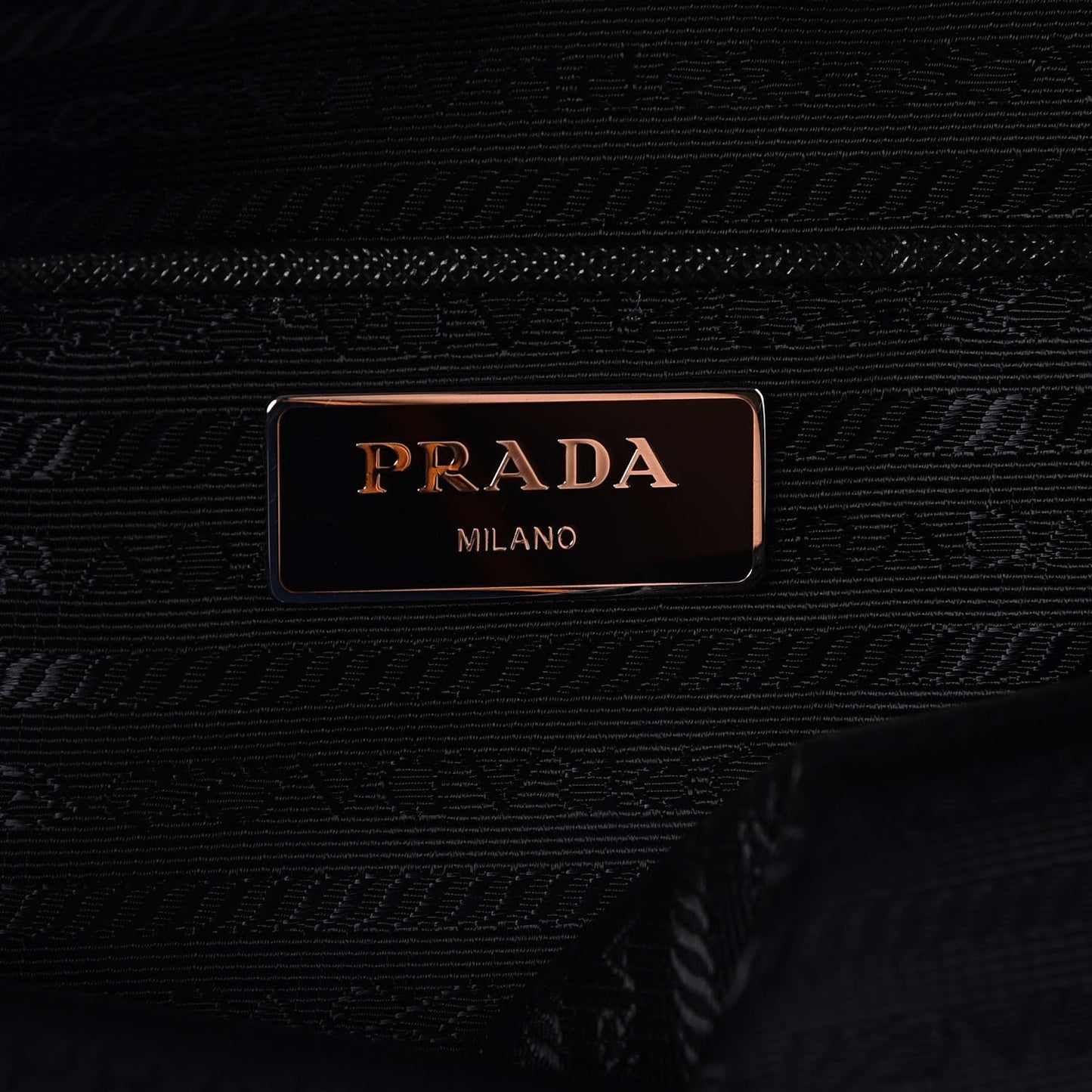 Saffiano Tessuto Nylon Tote Nero Black