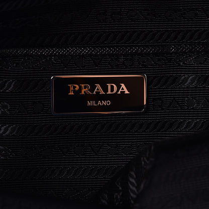 Prada Saffiano Tessuto Nylon Tote Nero Black 7 of 9