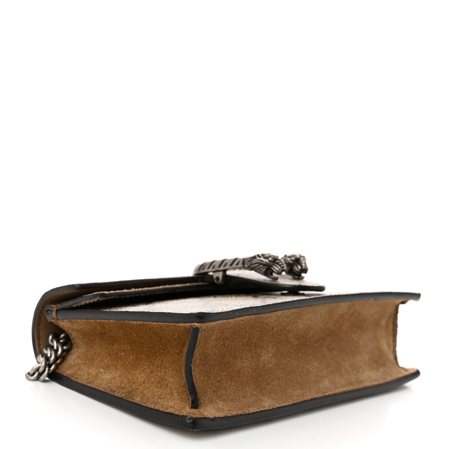 GG Supreme Monogram Super Mini Dionysus Shoulder Bag Taupe