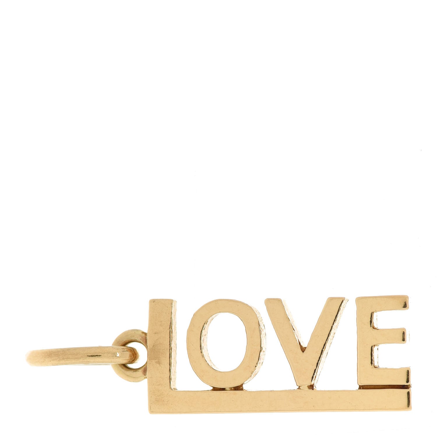 Tiffany 18K Yellow Gold Love Charm 1 of 3