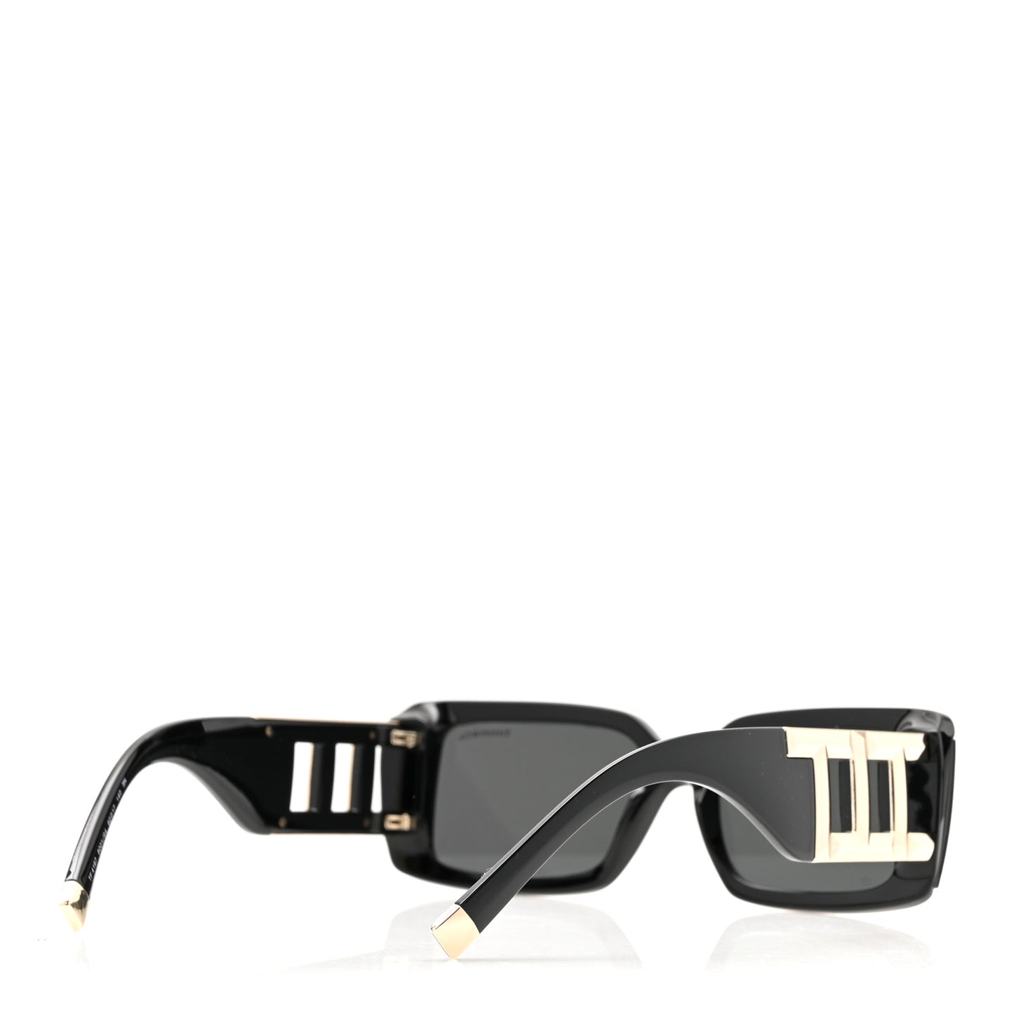 Acetate Rectangle TF4197 Sunglasses Black
